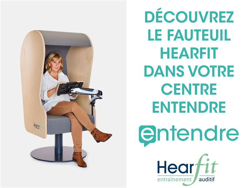 Découvrez le fauteuil Hearfit dans votre centre Entendre de Charleville-Mézières La Croisette !